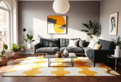 What Color Rug Goes with a Dark Grey Couch